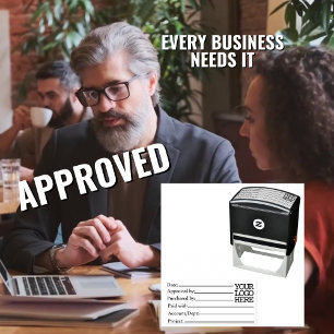 Accounting AP Purchase Project Invoice Approval Self-inking Stamp