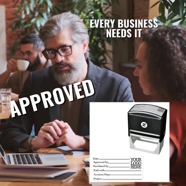 Accounting AP Purchase Project Invoice Approval Self-inking Stamp (Creator Uploaded)