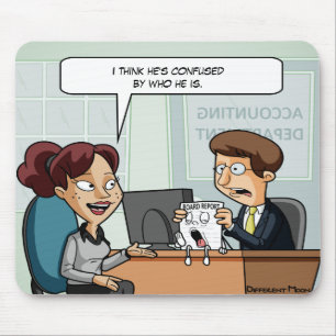 Accounting Board of Directors Pun Mouse Pad