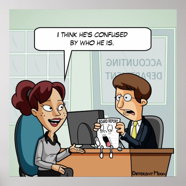 Accounting Board of Directors Pun Poster (Front)