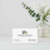 Accounting Business Card (Standing Front)