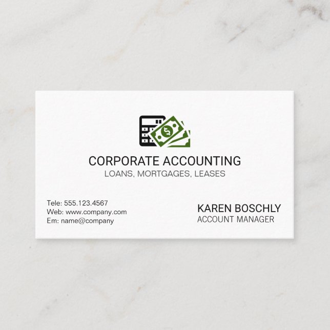 Accounting Business Card (Front)