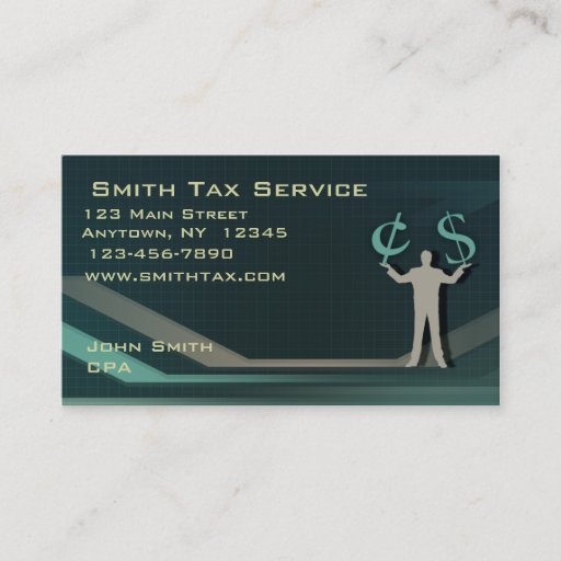 Customizable Accounting Business Card