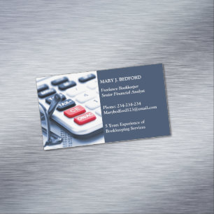Accounting Business Card Magnet