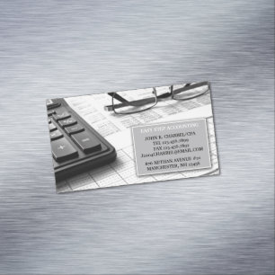 Accounting Business Card Magnet