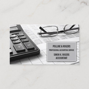 Accounting Business Card Template