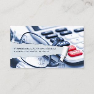 Accounting Business Card Template