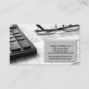 Accounting Business Card Template