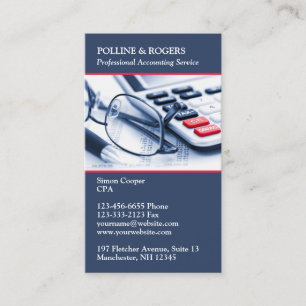 Accounting Business Card Template