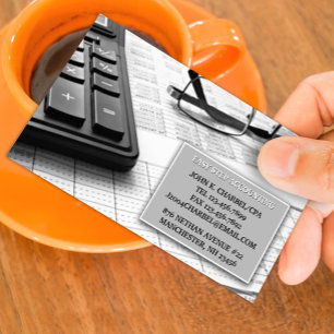 Accounting Business Card Template