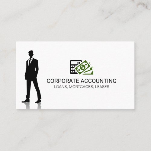 Accounting Business Icon Business Card