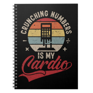 Accounting Calculator Humor CPA Bookkeeping Notebook