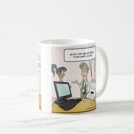 Accounting Drunk Balance Sheet Punny Coffee Mug | Zazzle