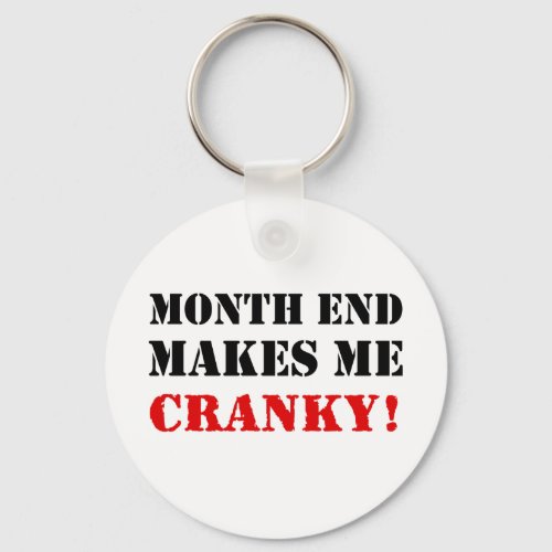 Accounting  Finance Month End Approval Stamp Keychain