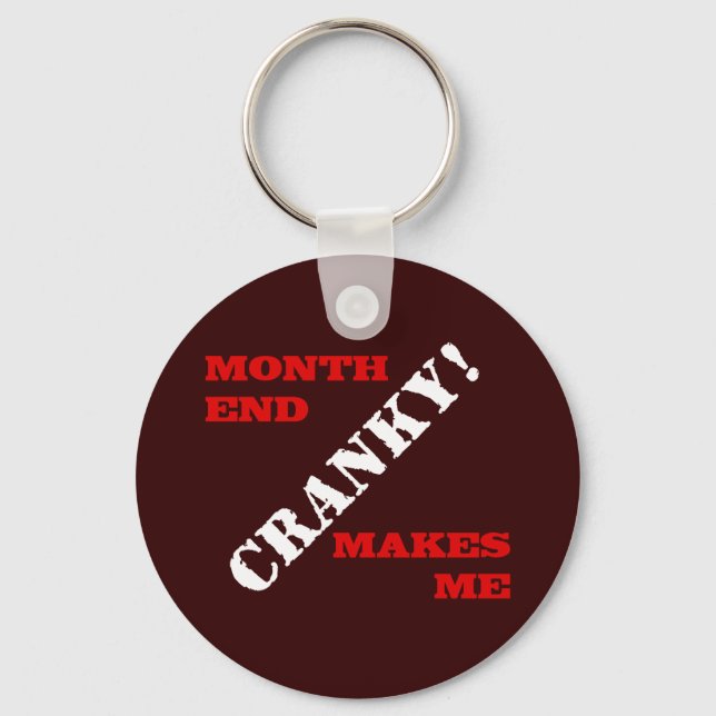 Accounting & Finance Month End Approval Stamp Keychain (Front)