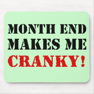 Accounting & Finance Month End Approval Stamp Mouse Pad