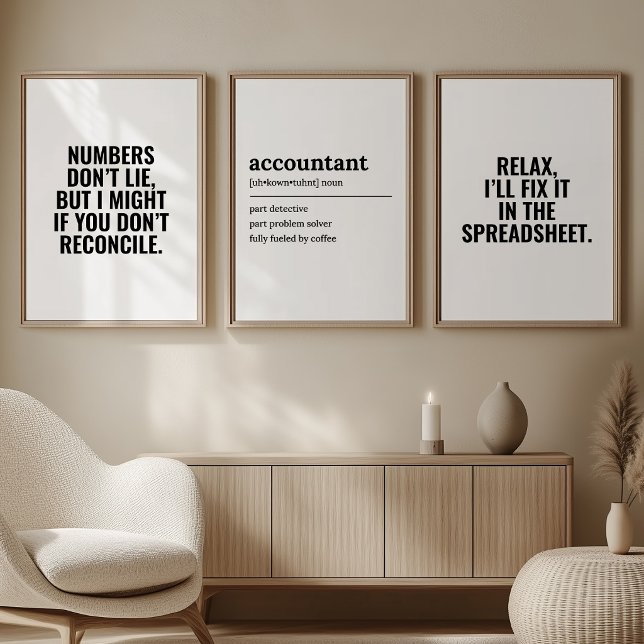 Accounting Finance Office Decor Wall Art Sets (Creator Uploaded)