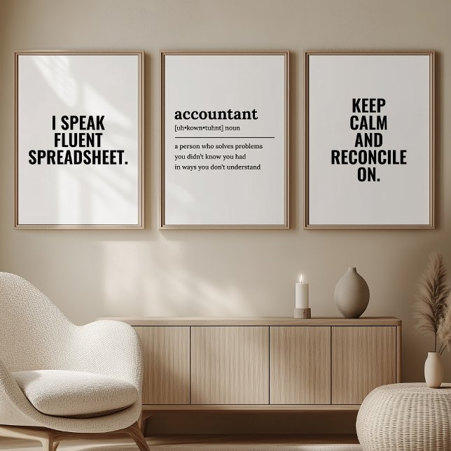 Accounting Finance Office Decor Wall Art Sets (Creator Uploaded)