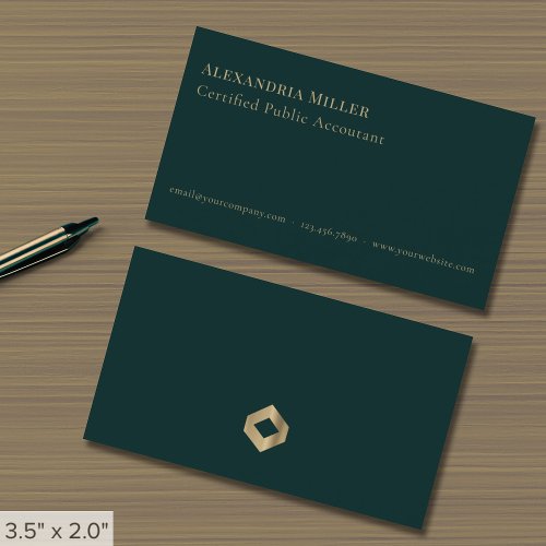 Accounting Finance Professional Business Card