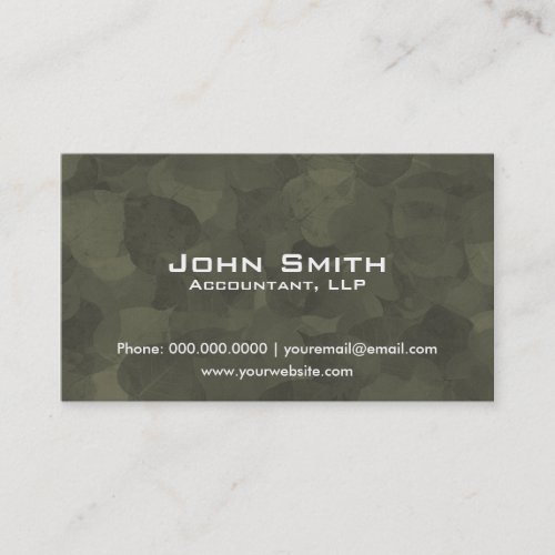 Accounting Financial Business Cards Templates