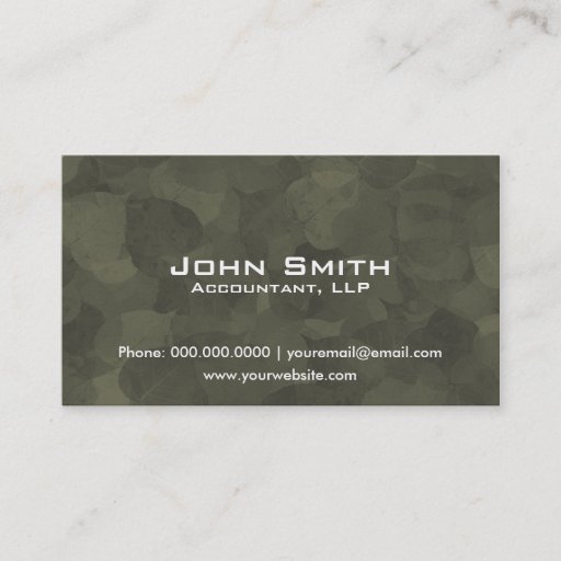 Customizable Accounting Financial Business Cards Templates