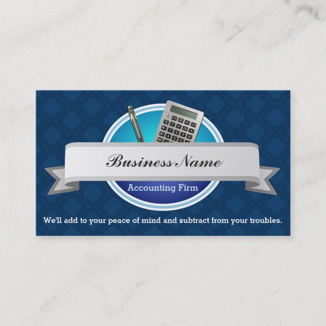 Accounting Firm Business Cards (Front)