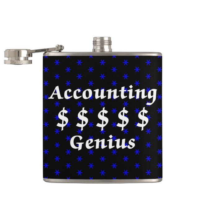 Accounting Genius Flask (Opened)