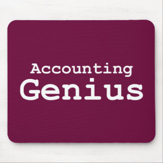 Accounting Genius Gifts Mouse Pad