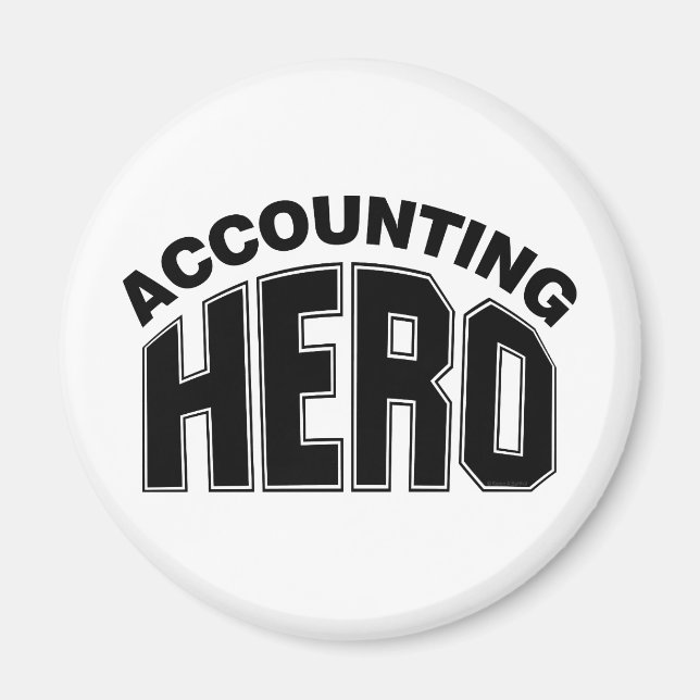 Accounting Hero Magnet (Front)