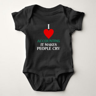 Accounting Humor CPA Certified Public Accountant Baby Bodysuit