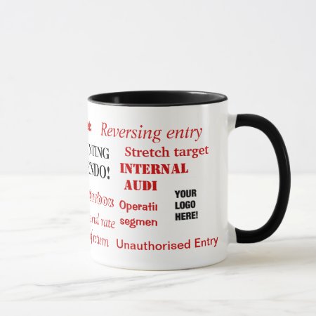 Accounting Innuendo! Add Your Logo Mug