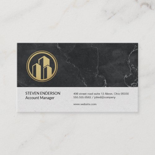 Accounting  Money Management  Corporate Building Business Card