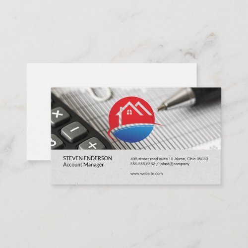 Accounting  Money Management  Financial Business Card