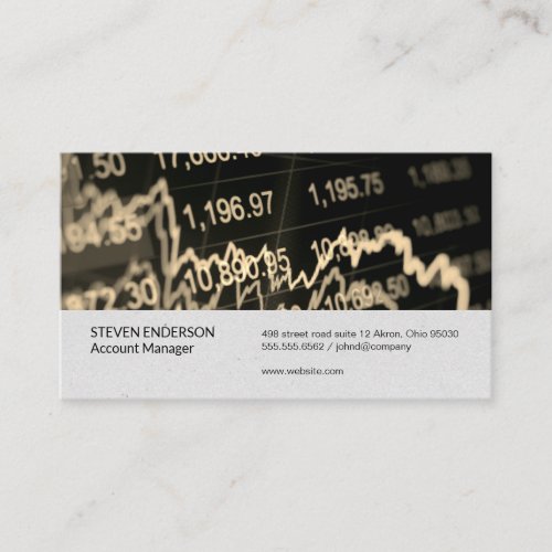 Accounting  Money Management  Stock Broker Business Card