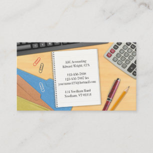 Accounting Office Business Card Template
