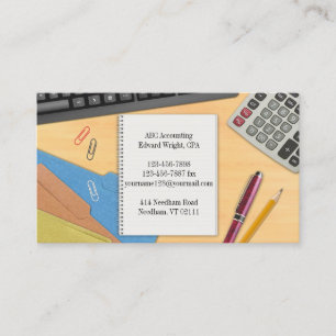 Accounting Office Business Card Template 