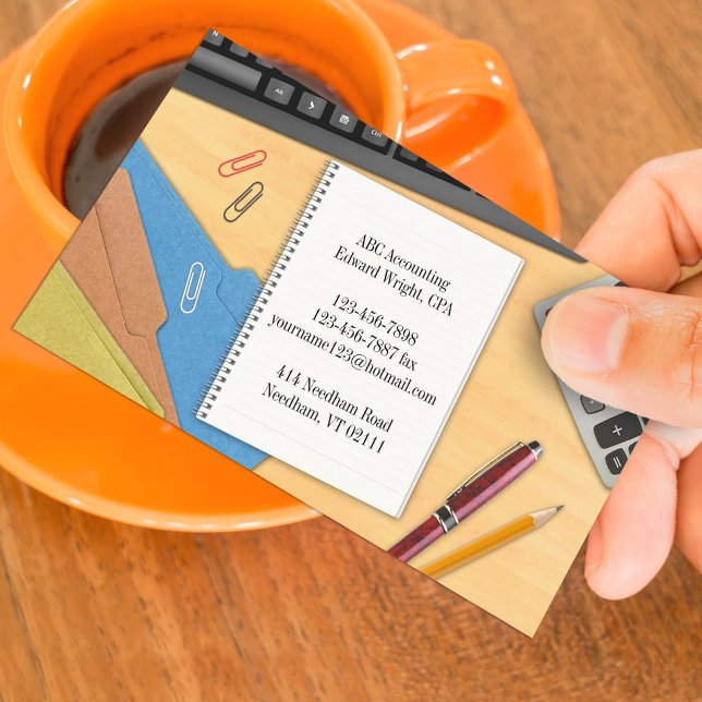 Accounting Office Business Card Template (Creator Uploaded)