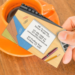 Accounting Office Business Card Template