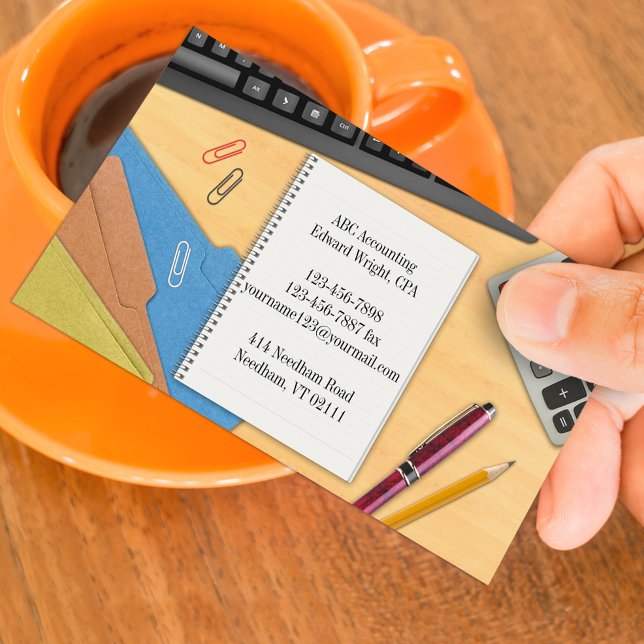 Accounting Office Business Card Template  (Creator Uploaded)