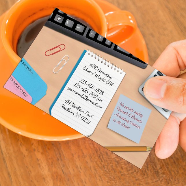 Accounting Office Business Card Template (Creator Uploaded)