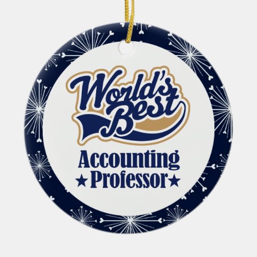 Accounting Professor Gift Ornament