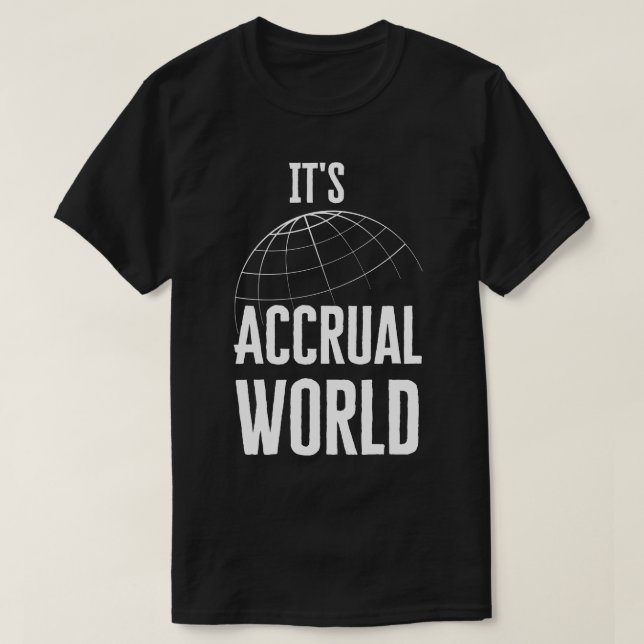 Accounting Pun T-Shirt (Design Front)