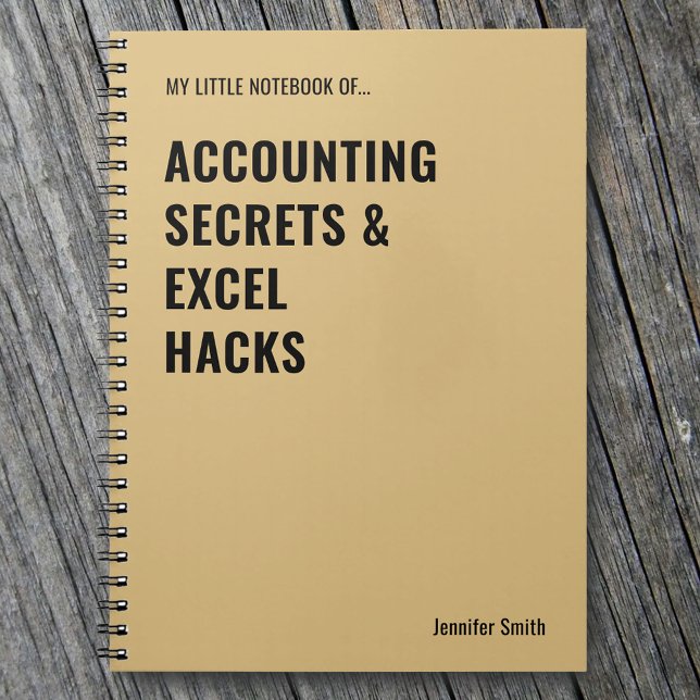 Accounting Secrets & Excel Hacks Office Notebook (Creator Uploaded)
