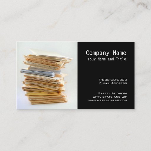 Customizable Accounting Services Business Card