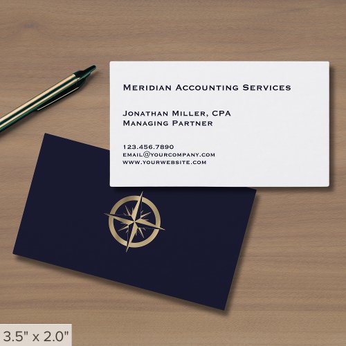 Accounting Services Business Card - Product | North Red Vine