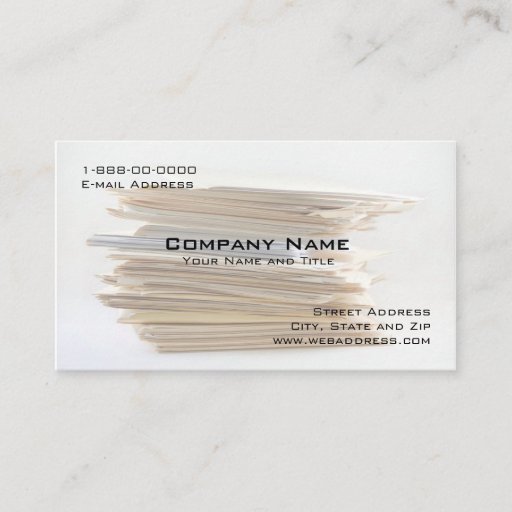 Customizable Accounting Servies Business Card
