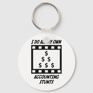 Accounting Stunts Keychain