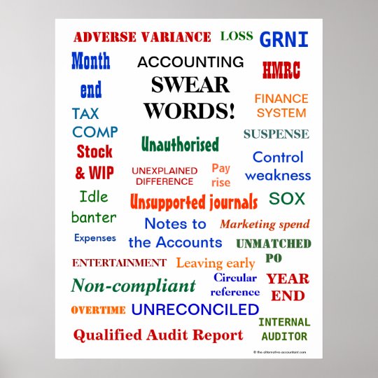 accounting-swear-words-annoying-funny-accountant-poster-zazzle