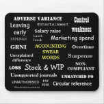 ACCOUNTING SWEAR WORDS Cruel Funny Accountant Gift Mouse Pad