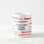 Accounting Swear Words Funny Accountant Joke Gift Coffee Mug